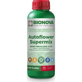 Hnojivo BioNova AutoFlower Supermix 1 l, hnojivo na růst a květ