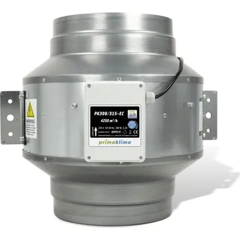 potrubní ventilátor PrimaKlima Prima Klima Blueline PK300/315-EC - 4250 m3/h, ventilátor s EC motorem
