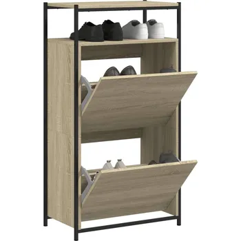 Botník Botník dub sonoma 60 x 34 x 112 cm kompozitní dřevo - 8721012382664