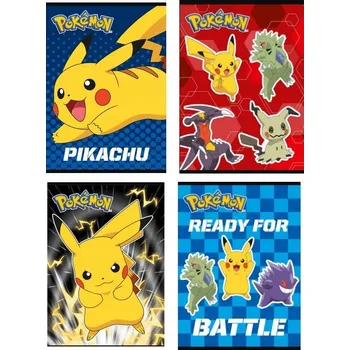 Sešit Sešit A5 čtvereček 32 listů Pokemon Pikachu St. Majewski 1 kus