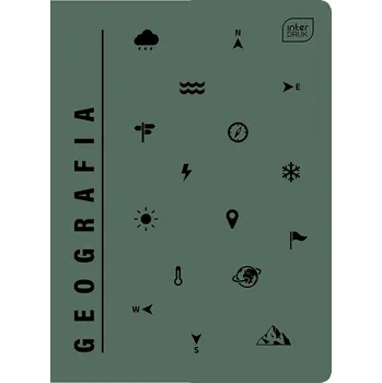Sešit Interdruk SEŠIT ZEMĚPIS tematický A5, 60 listů, linkovaný (mřížka)