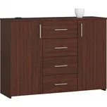 Komoda Akord K45 110 x 35 x 80 cm wenge matná