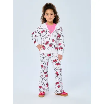 Oblečení a móda Sinsay - Vzorované kalhoty flare Hello Kitty - bílá - 356HS-03X - 356HS-03X-110