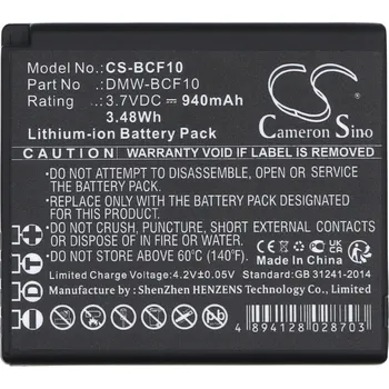 Baterie Cameron Sino CS-BCF10 za Panasonic CGA-S009E - neoriginální