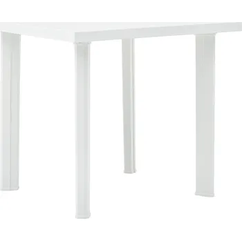 Zahradní stůl Zahradní stůl bílý 80 x 75 x 72 cm plast - 8719883859859