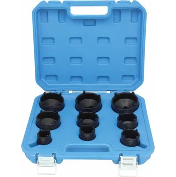 Gola hlavice Nástrčné hlavice - klíče 1/2" a 3/4" s vnější drážkou, sada 9 ks – SATRA