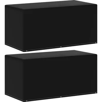 Zahradní sestava Plachty na zahradní nábytek 2 ks 6 oček 160 x 80 x 75 cm - 8720286648766