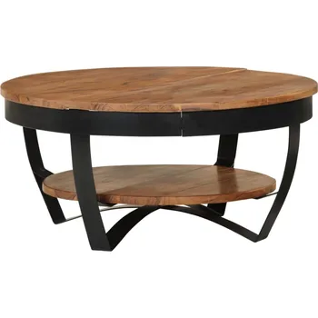 Konferenční stolek Konferenční stolek 65 x 65 x 32 cm masivní akáciové dřevo - 8719883998862