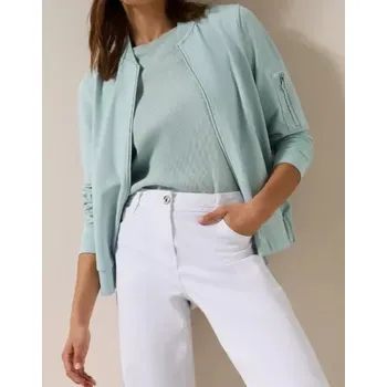 Dámská mikina Mikina na zip Cecil (Dámská zelená mikina značky Cecil)