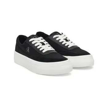 Dámské tenisky Sneakersy Calvin Klein Jeans Vulc Flatform Low Cv Mix Mg YW0YW01770 Černá 35