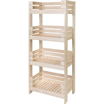 regál Regál dřevěný r4o 150 x 64 x 39 cm