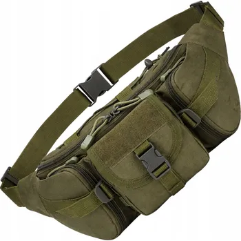 Ledvinka EdiBazzar ledvinka Prostorná ledvinka survivalová taška MOLLE zelená