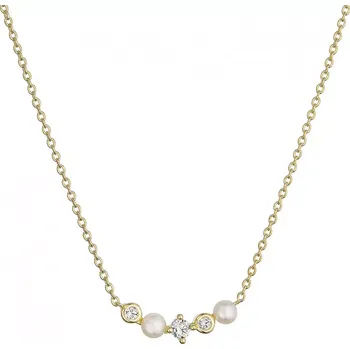 Náhrdelník Pozlacený náhrdelník s říčními perlami 22057.1