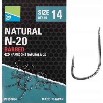 Rybářský háček Háčky na zem, plovoucí, s protihrotem Preston P0150062 15 ks