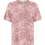 Dámské vlněné tričko s krátkým rukávem Kari Traa Voss Růžová XS