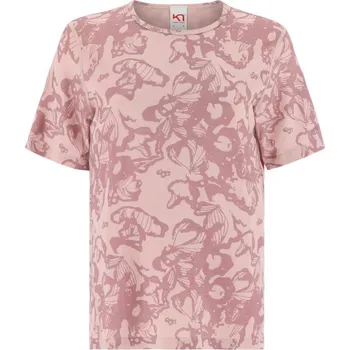 Dámské tričko Dámské vlněné tričko s krátkým rukávem Kari Traa Voss Růžová XS