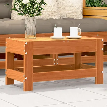 Zahradní pohovka Zahradní podnožka voskově hnědá 62x30x32 cm masivní borovice - 8721012463516