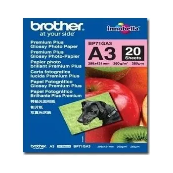 Lesklý fotopapír Brother A3 260 g/m2 20 ks