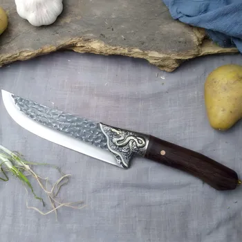 IZMAEL Kuchyňský nůž Dragon Chef/Hnědá 20.5 cm