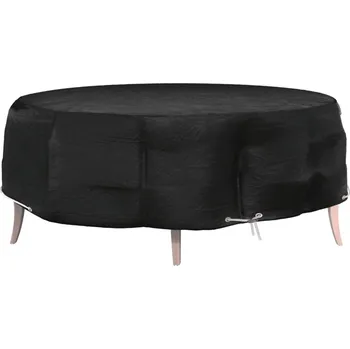 Zahradní sestava Plachta na zahradní nábytek 8 oček Ø 188 x 50 cm kulatá - 8720845750817