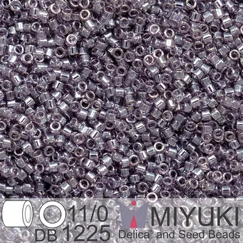 Korálek Korálky Miyuki Delica 11/0. Barva Tr Lt Amethyst Luster DB1225. Balení 5g