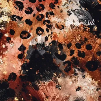 Teplákovina, Zlatoměděný leopardík (E) (Luxusní vzory z Turecka)