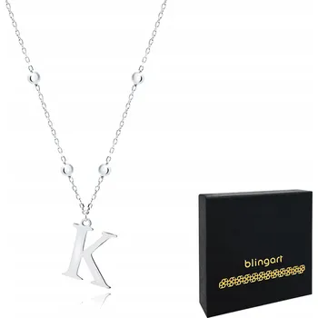 Náhrdelník Stříbrný náhrdelník písmeno M stříbro 925