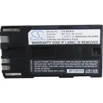 Baterie Cameron Sino CS-BP970 pro Canon UC-V30 - neoriginální