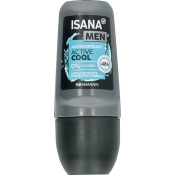 ISANA MEN Active Cool Antiperspirant kuličkový, 48h 50 ml