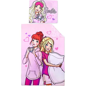 Povlečení Setino Barbie 140 x 200, 70 x 90 cm zipový uzávěr