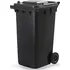 Popelnice Garlist EXT-240 plastová popelnice s kolečky 240 l černá