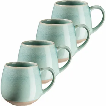 Mäser Sada velkých hrnků 4 ks AQUATA – 500 ml, zelená