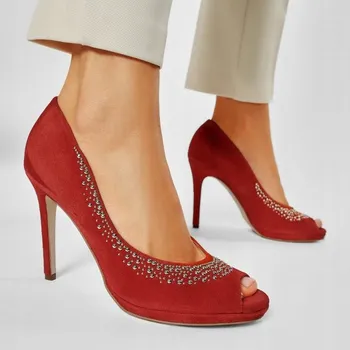 Dámské lodičky Eva Minge dámské lodičky na jehlovém podpatku velikost 35