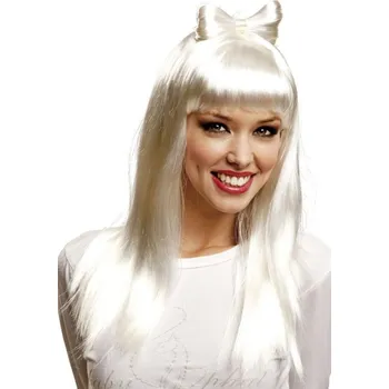 Karnevalová paruka joke21 Paruka Popstar bílá