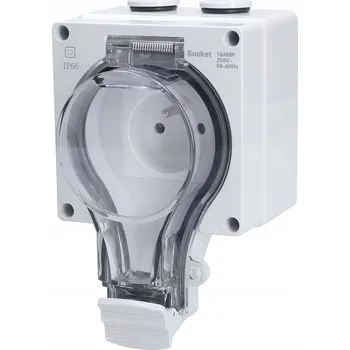 Elektrická zásuvka Zásuvka do zdi Solight bílá