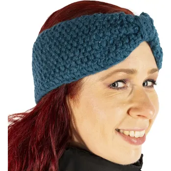 Zimní čelenka Vlněná pletená čelenka Charlotte Blue