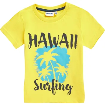 Chlapecké triko - WINKIKI WKB 01704, žlutá Barva: Žlutá, Velikost: 98