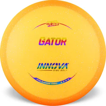 Disc golf Innova GATOR Champion Metal Flake Barva: Oranžová transparentní se třpytkami, Váha: 173-175 g