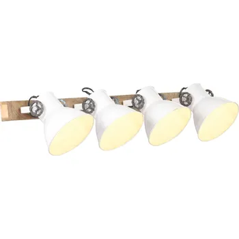 Nástěnné svítidlo Industriální nástěnné svítidlo bílé 90 x 25 cm E27 - 8720286024003