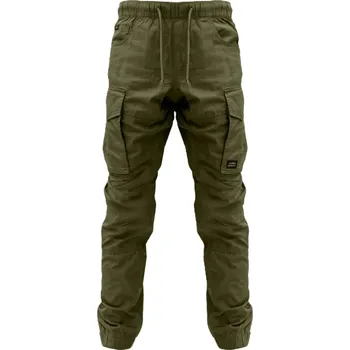 Dámské kalhoty Kumu Lehké Kalhoty Utility Cargos Khaki - M
