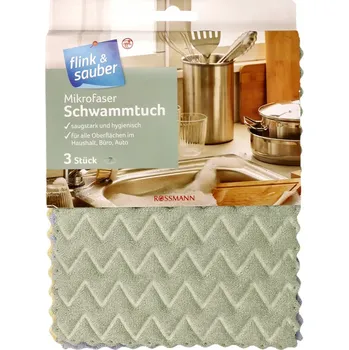 Utěrka Utěrka Flink & Sauber z mikrovlákna, vícebarevná, 3 ks