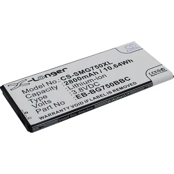 Baterie pro mobilní telefon Baterie Cameron Sino CS-SMG750XL za Samsung EB-BG750BBC - neoriginální