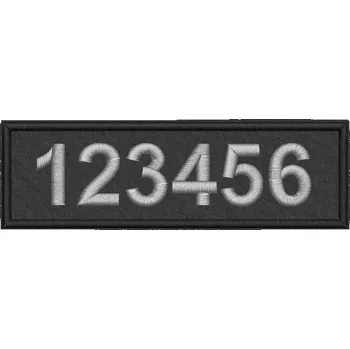 Pelisport Policie služební čísla šedý text