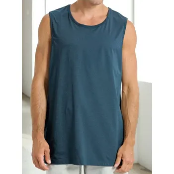 Pánské tričko Sinsay - Tričko bez rukávů - námořnická modrá - 8154Y-95X - 8154Y-95X-XS
