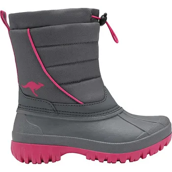 Dívčí kozačky Kangaroos Grau/ Pink 4709944 35