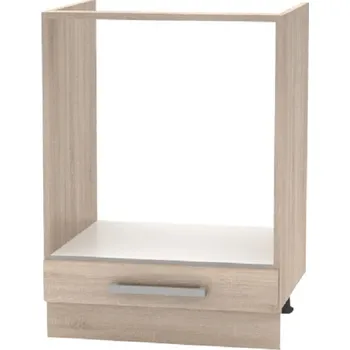 Kuchyňská skříňka Tempo Kondela Spodní sporáková skříňka 60, dub sonoma, NOPL-059-0S