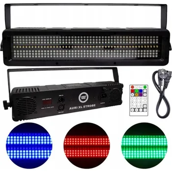 LIGHT4ME AURI XL STROBE LED stroboskop pro pódia, světelný efekt + dálkové ovládání