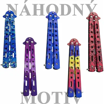 kapesní nůž X Tréninkový motýlek "MYSTERY BALISONG"