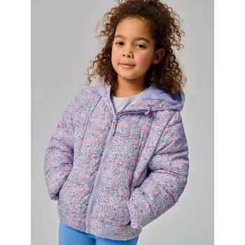 Oblečení a móda Sinsay - Prošívaná puffer bunda s kapucí - vícebarevná - 374GT-MLC - 374GT-MLC-134