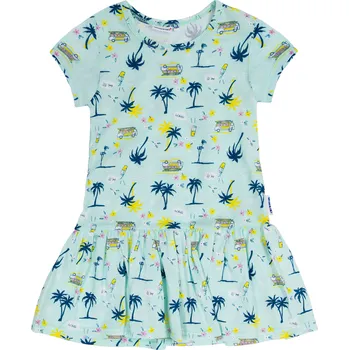 Dívčí šaty Dívčí šaty WINKIKI WKG 01720, zelinkavá Barva: Zelinkavá, Velikost: 98
